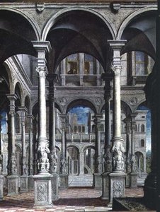 The Annunciation: Detail of Architecture